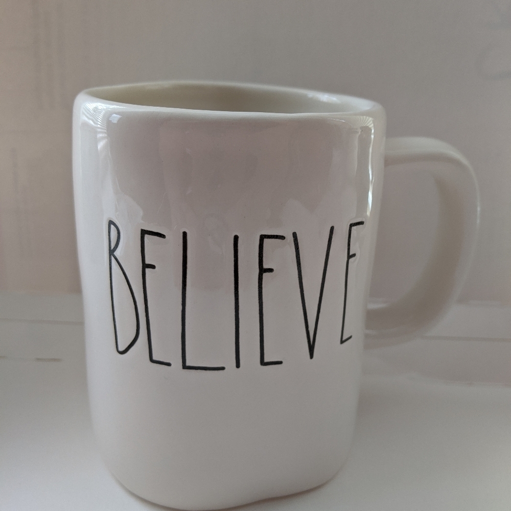 Believe Rae Dunn XL Mug